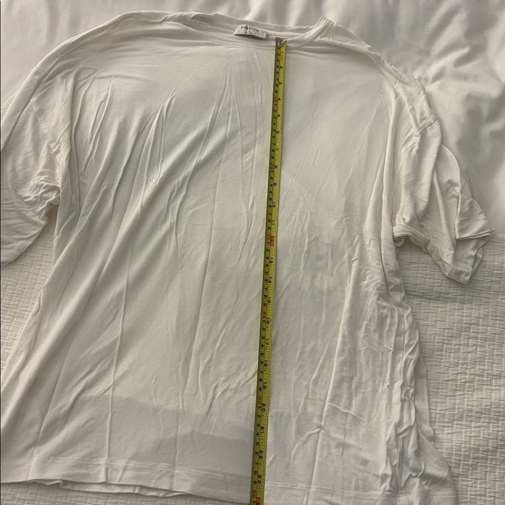 Babaton White Crew Neck Tee - Picture 8 of 8